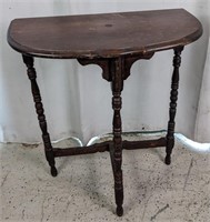 Vintage Demi-Lune Side Table