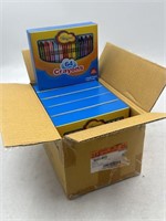 NEW Lot of 6- Imagine 64ct Crayons W/ Sharpener
