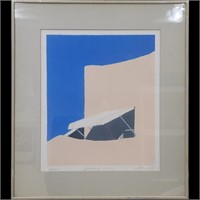 Framed Artist Signed Lithograph "Faded Love" 21/35