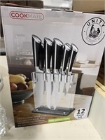 Brand New Cookmate 12 Piece Kitchen Knife Set