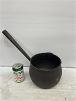 Cast iron handled pot