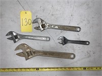 Assorted Adjustable Wrenches