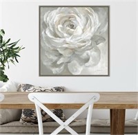 White Rose wall decor art