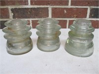 3 Glass Insulators