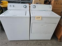 Matching Whirlpool washer & dryer set