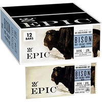 EPIC Protein Bars, Bison Beef Sea Salt Pepper