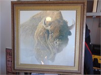 Robert Bateman - Buffalo Framed Picture - 32 x 32