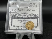 1854 California Gold « Dollar (replica)