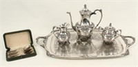 Rogers Bros 1847 Silver Plate Coffee Service