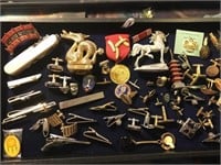 LOT CUFF LINKS TIE CLIPS AND MORE