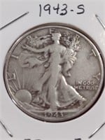 1943-S Walking Liberty Half Dollar Coin