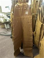 Carhartt size 30x34 unlined bibs