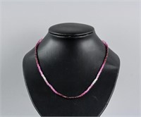 18k Yellow Gold Ruby Gradient Necklace CRV$2844
