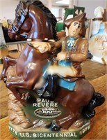 VTG Old MR Boston Paul Revere 1975 Decanter