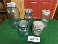 Old Blue Mason/ Ball Jars