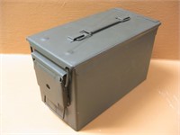 Green Metal Ammo Can Marked 15 M2A1 SCF