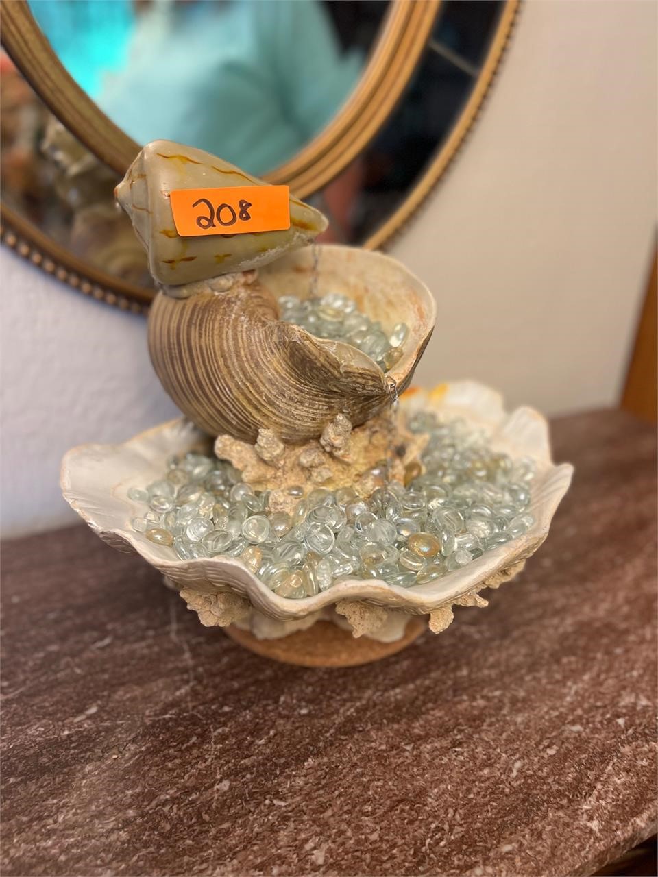 Sea Shell Tabletop Fountain