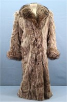 Vintage Full-Length Racoon Fur Coat