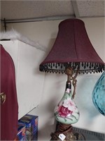 Floral  table lamp