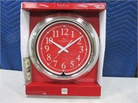 New Neon Red FIRSTTIME Wall 16" Clock
