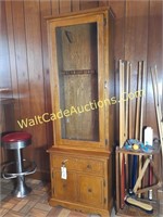 Gun Cabinet Only 78-in tall x 26-in wide x 17-in d