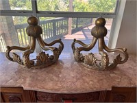 Large Ornate Heavy Wall Sconces