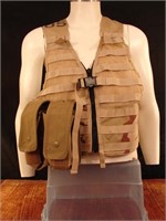 Tactical vest in Desert Storm tan