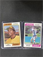 1974 Nolan Ryan and Dave Winfield (R) Cards