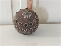 vtg jeweled carpet ball