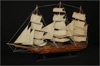 34" x 24" Solid Hull, pro built Sailing Ship