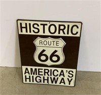 Route 66 sign 8” x 10”