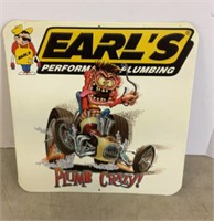 Earls performance sign 12” x 13"