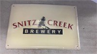 Snitz Creek brewery sign 18” x 12”