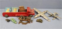 Group of Vintage Wooden Toys