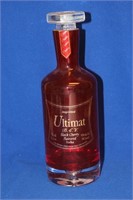 A Ruby Red Artglass Decanter