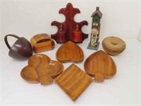 Wooden Monkey Pods, Keepsake, Candle Holders