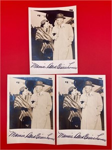 Set Of Signed Dwight & Mamie Eisenhower Photos