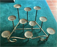 Metal 10 Tea Light/Candle Holder