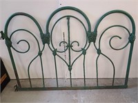 Old Metal Head Board For Decor
