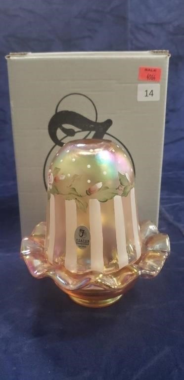(1) Fenton Sunset Fairy Light w/ Box (5.5" Tall)