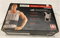 E1)Perfect Fitness Weight Vest, up to 40 Lbs, Like