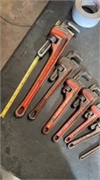 7 pipe wrench set