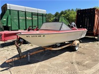 Starcraft 15' speed boat, 90HP motor,