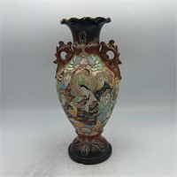 ASIAN ENAMELED VASE