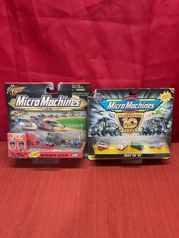 2 new sealed micro machines sets