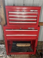 CRAFTSMAN DOUBLE STACK TOOLBOX W/ CONTENTS