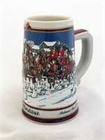 1989 Budweiser Clydesdales Holiday Stein