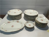 VINTAGE DINNER SET MADE IN PAOLAND NOT COMPLETE