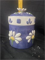 Daisy cookie jar