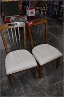 Two Upholstered Urban Crossroads Side Chairs